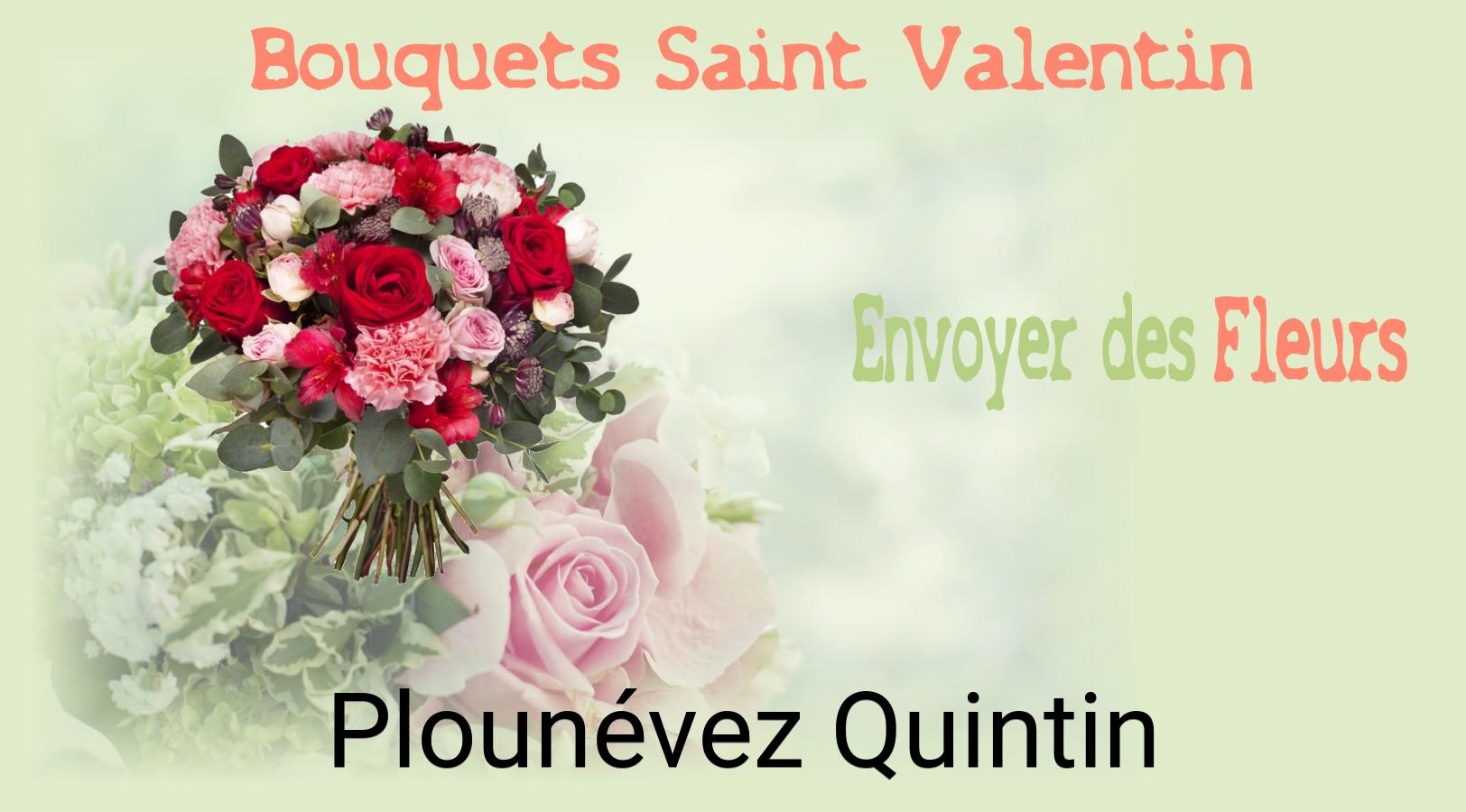 Roses de Saint-Valentin livrées à Plounévez-Quintin
